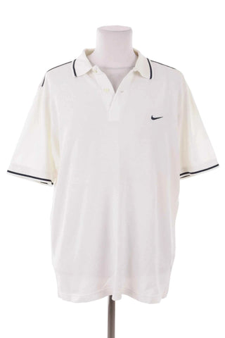 Koszulka polo bawełniana Nike - Biała