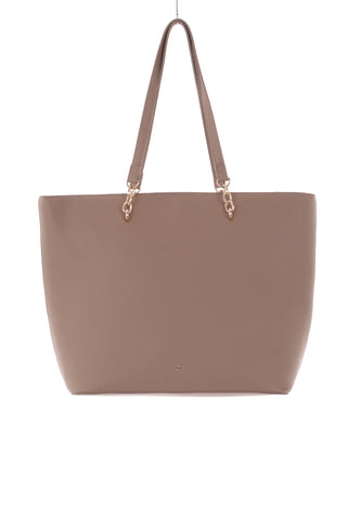 Beigefarbene Handtasche