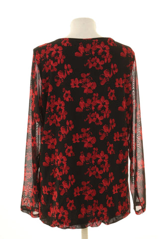 Bluse mit Blumenmuster