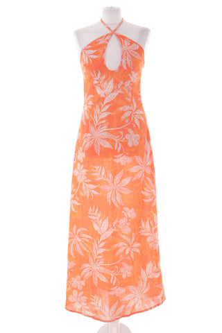 Blumenkleid, 45 % Leinen