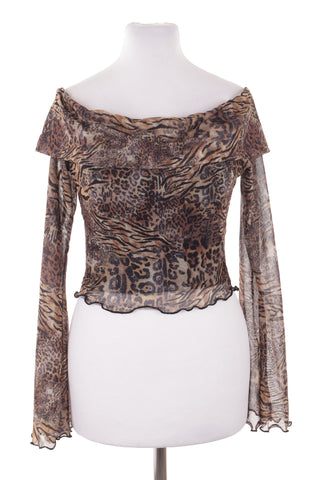 Gemusterte Bluse