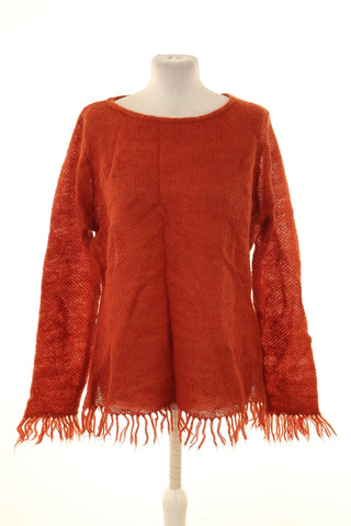 Brauner Pullover 37% Wolle