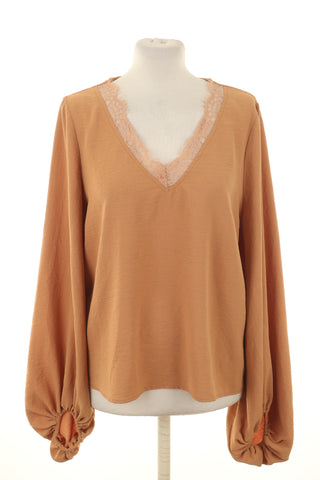 Beige Bluse