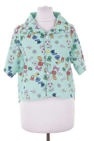 Bluse mit Muster