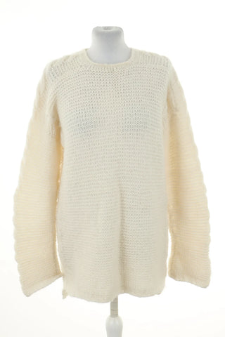 Cremefarbener Pullover