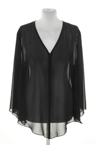 Schwarze Überwurfjacke
