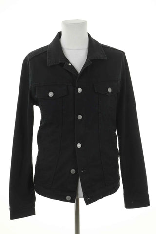 Schwarze Jeansjacke