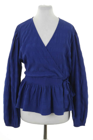 Kornblumenblaue Bluse