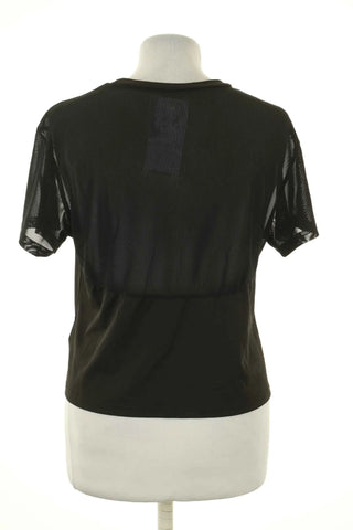 Schwarzes Blusentop