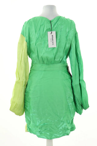 Grün-gelb Kleid