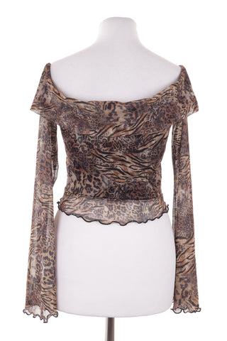 Gemusterte Bluse