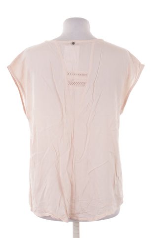 Beigefarbene Bluse