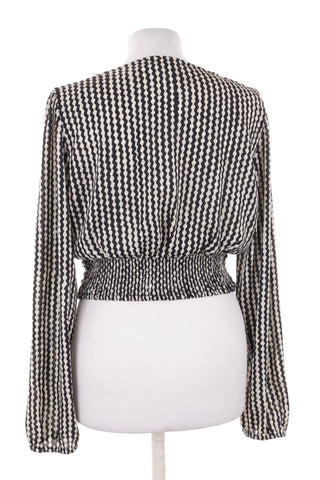 Gemusterte Bluse