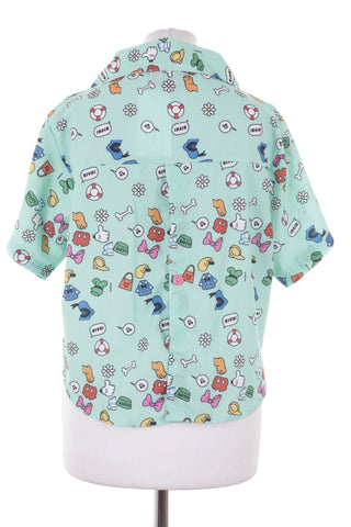Bluse mit Muster