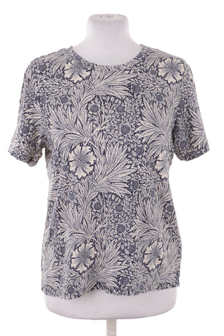 Bluse mit Blumenmuster, 50 % Modal