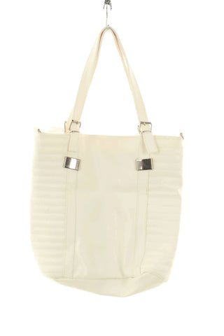 Weiße Handtasche