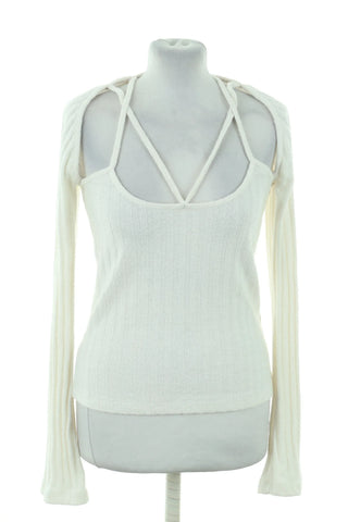 Cremefarbene Bluse
