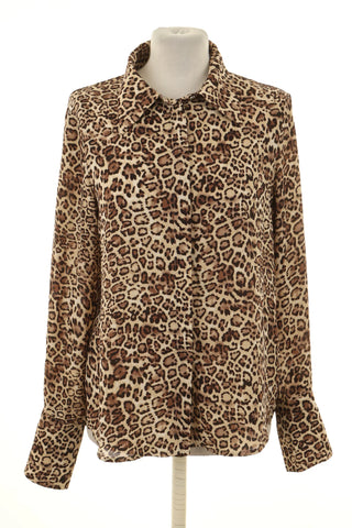 Leopardenmuster-Bluse
