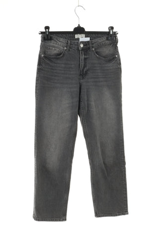 Graue Jeanshose