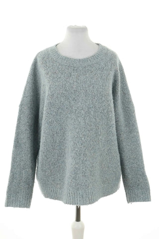 Blauer Pullover 4% Angora