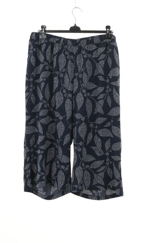 Dunkelblaue Hose mit Muster