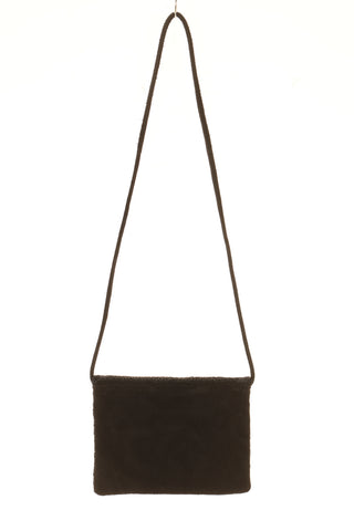 Schwarze Ledertasche