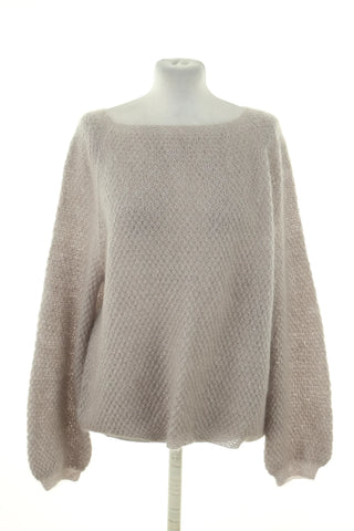 Grauer Pullover