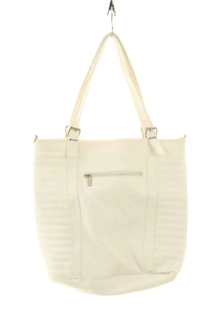 Weiße Handtasche