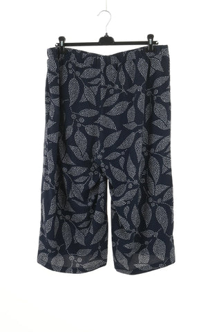 Dunkelblaue Hose mit Muster