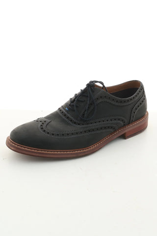 Dunkelblaue Schuhe 100% Leder