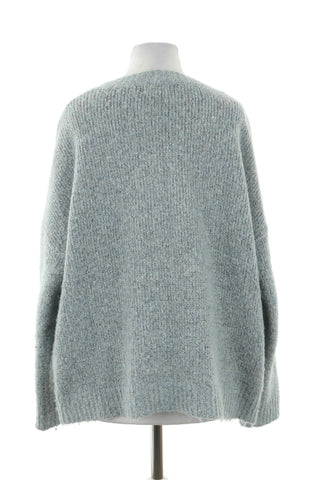 Blauer Pullover 4% Angora