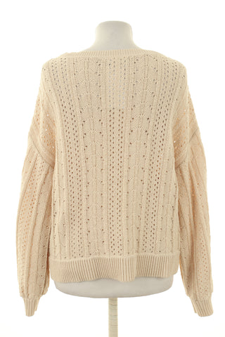 Beiger Pullover