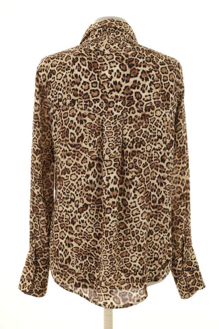 Leopardenmuster-Bluse