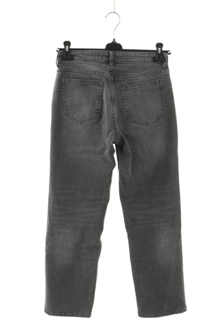 Graue Jeanshose