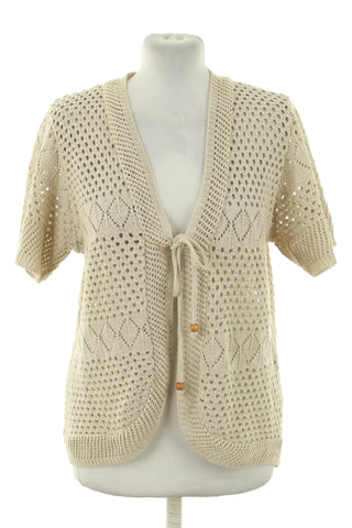 Beige Überwurfjacke