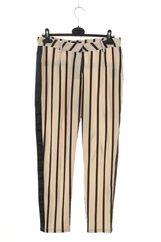 Beige Hose mit Streifen