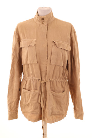 Beige Jacke