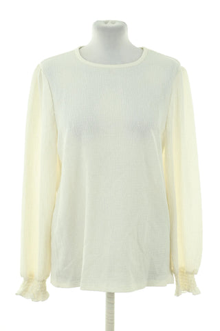 Cremefarbene Bluse