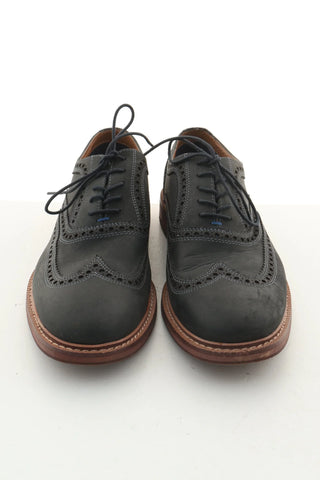 Dunkelblaue Schuhe 100% Leder