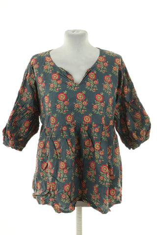 Bluse mit Blumenmuster