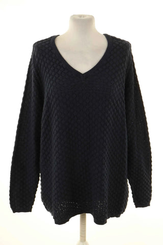 Dunkelblauer Pullover