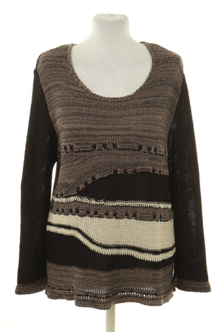 Gemusterter Pullover