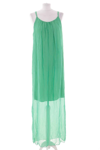 Grünes Kleid, 30 % Seide