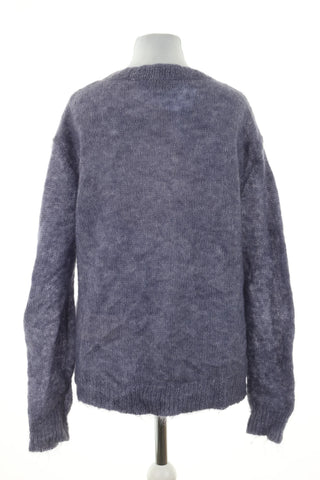 Violetter Pullover 39% Wolle, 26% Mohair