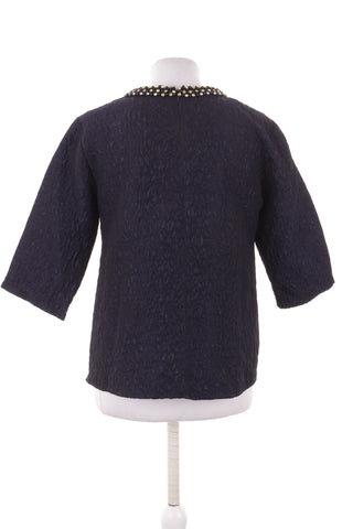Marineblaue Bluse