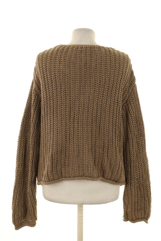 Olivgrüner Pullover