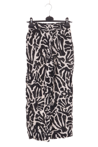 Hose mit Muster, 100 % Leinen
