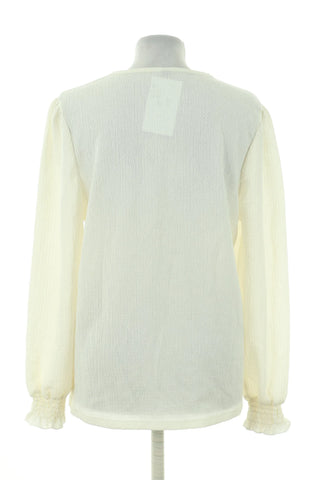 Cremefarbene Bluse
