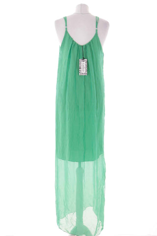 Grünes Kleid, 30 % Seide