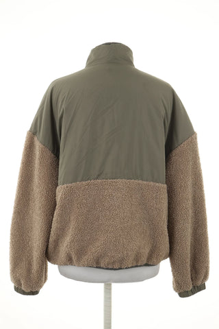 Beige-grüne Jacke